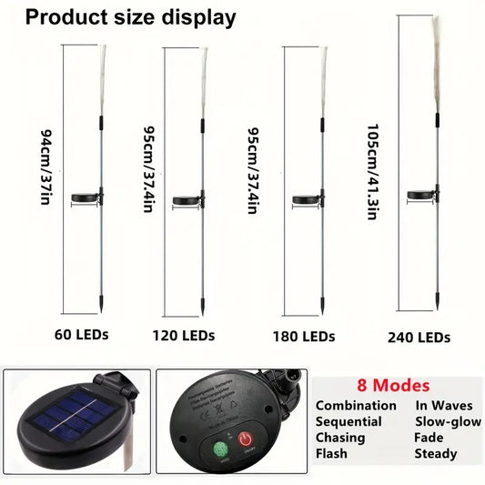 Elevate Your Christmas Decor with LED Solar Lawn Lights