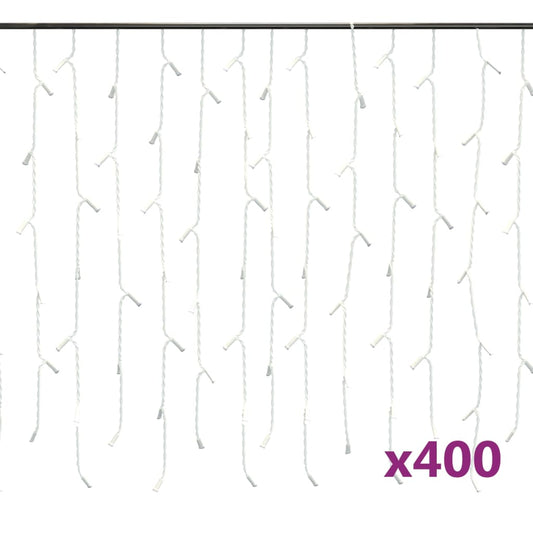 vidaXL Christmas Lighting Outdoor Xmas LED Curtain Icicle Lights with 8 Models