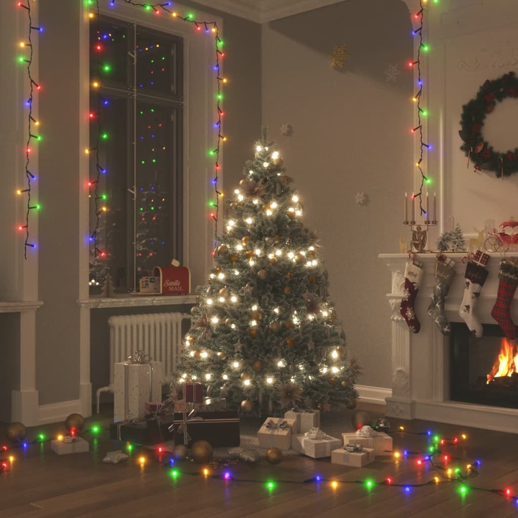vidaXL Light String Christmas Lighting Fairy Lights with 8 Effects and LEDs