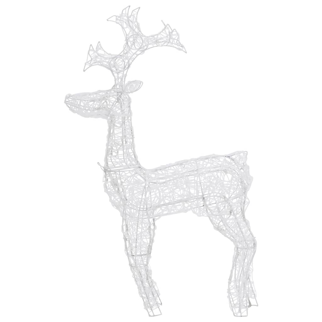 vidaXL Reindeer Christmas Decoration LEDs Pre-Lit Christmas Lighting Acrylic