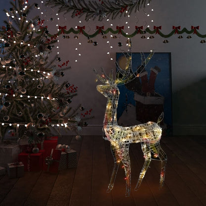 vidaXL Reindeer Christmas Decoration LEDs Pre-Lit Christmas Lighting Acrylic