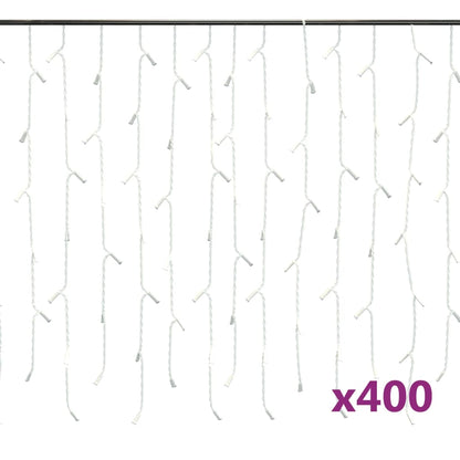 vidaXL Christmas Lighting Outdoor Xmas LED Curtain Icicle Lights with 8 Models