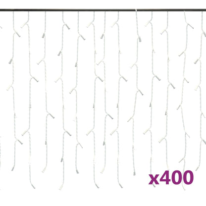 vidaXL Christmas Lighting Outdoor Xmas LED Curtain Icicle Lights with 8 Models