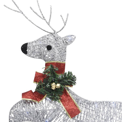 vidaXL Christmas Reindeers Decoration Christmas Lighting Display with LEDs