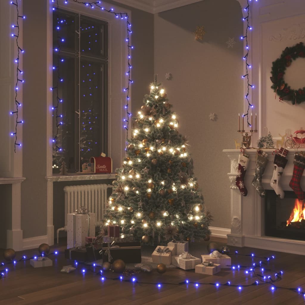 vidaXL Light String Christmas Lighting Fairy Lights with 8 Effects and LEDs