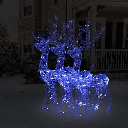 vidaXL Reindeer Christmas Decoration LEDs Pre-Lit Christmas Lighting Acrylic