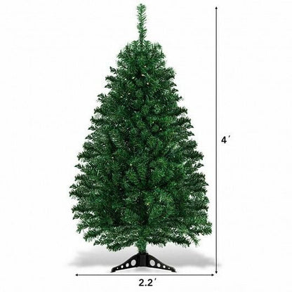 4 Feet Tabletop Artificial Christmas Tree with LED Lights